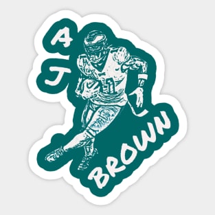 AJ Brown Player Highlight Sticker